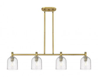 Bella - 4 Light - 46 inch - Brushed Brass - Island Light (3442|434-4I-BB-G558-6SDY)