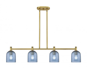 Bella - 4 Light - 46 inch - Brushed Brass - Island Light (3442|434-4I-BB-G558-6BL)