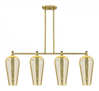 Chelsea - 4 Light - 48 inch - Brushed Brass - Island Light (3442|434-4I-BB-G456-8ME)