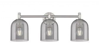 Bella - 3 Light - 23 inch - Satin Nickel - Bath Vanity Light (3442|434-3W-SN-G558-6SM)