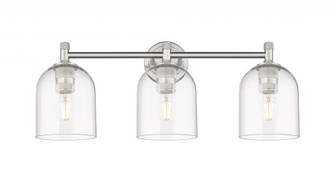Bella - 3 Light - 23 inch - Satin Nickel - Bath Vanity Light (3442|434-3W-SN-G558-6CL)