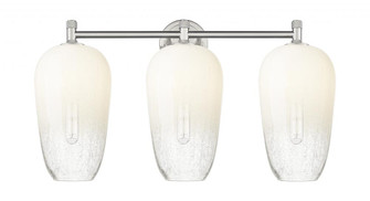 Brookhaven Flute - 3 Light - 25 inch - Satin Nickel - Bath Vanity Light (3442|434-3W-SN-G484-7OP)