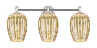 Preston Flute - 3 Light - 24 inch - Satin Nickel - Bath Vanity Light (3442|434-3W-SN-G457-6ME)