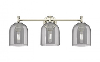 Bella - 3 Light - 23 inch - Polished Nickel - Bath Vanity Light (3442|434-3W-PN-G558-6SM)