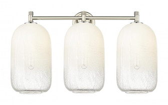 Brookhaven Cloche - 3 Light - 25 inch - Polished Nickel - Bath Vanity Light (3442|434-3W-PN-G482-7OP)