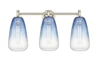 Brookhaven Almond - 3 Light - 24 inch - Polished Nickel - Bath Vanity Light (3442|434-3W-PN-G480-6SB)