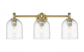 Bella - 3 Light - 23 inch - Brushed Brass - Bath Vanity Light (3442|434-3W-BB-G558-6CL)
