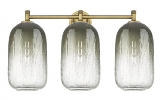 Brookhaven Cloche - 3 Light - 25 inch - Brushed Brass - Bath Vanity Light (3442|434-3W-BB-G482-7SL)