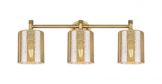 Cobbleskill - 3 Light - 23 inch - Brushed Brass - Bath Vanity Light (3442|434-3W-BB-G116)