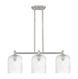 Crown Point - 3 Light - 31 inch - Satin Nickel - Island Light (3442|434-3I-SN-G559-8SDY)
