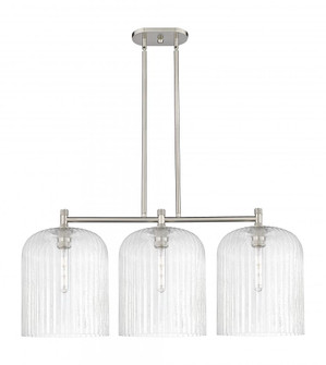 Crown Point - 3 Light - 31 inch - Satin Nickel - Island Light (3442|434-3I-SN-G559-12SDY)