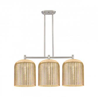 Crown Point - 3 Light - 31 inch - Satin Nickel - Island Light (3442|434-3I-SN-G559-12ME)