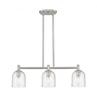 Bella - 3 Light - 33 inch - Satin Nickel - Island Light (3442|434-3I-SN-G558-6SDY)