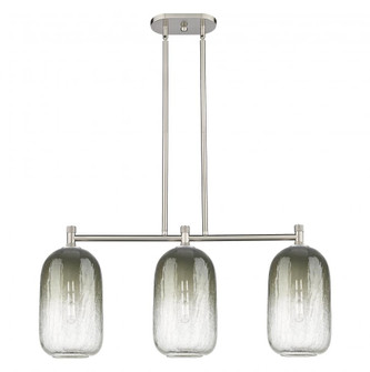 Brookhaven Cloche - 3 Light - 34 inch - Satin Nickel - Island Light (3442|434-3I-SN-G482-7SL)