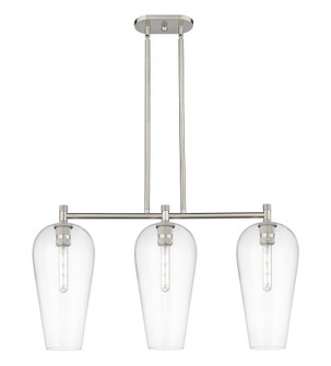 Chelsea - 3 Light - 35 inch - Satin Nickel - Island Light (3442|434-3I-SN-G456-8CL)
