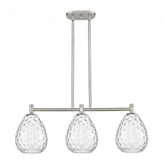 Waverly - 3 Light - 35 inch - Satin Nickel - Island Light (3442|434-3I-SN-G372)