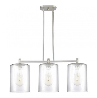 Cobbleskill - 3 Light - 36 inch - Satin Nickel - Island Light (3442|434-3I-SN-G112-L)
