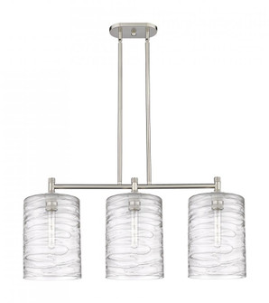 Cobbleskill - 3 Light - 36 inch - Satin Nickel - Island Light (3442|434-3I-SN-G1113-L)
