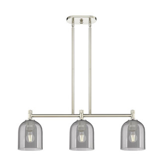 Bella - 3 Light - 33 inch - Polished Nickel - Island Light (3442|434-3I-PN-G558-6SM)