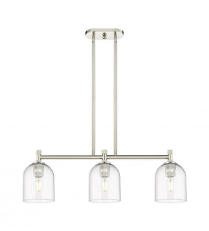Bella - 3 Light - 33 inch - Polished Nickel - Island Light (3442|434-3I-PN-G558-6CL)