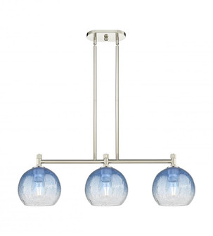 Brookhaven Globe - 3 Light - 35 inch - Polished Nickel - Island Light (3442|434-3I-PN-G483-8SB)
