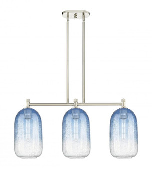 Brookhaven Cloche - 3 Light - 34 inch - Polished Nickel - Island Light (3442|434-3I-PN-G482-7SB)