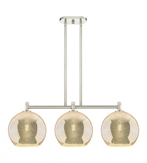 Athens - 3 Light - 37 inch - Polished Nickel - Island Light (3442|434-3I-PN-G128-10)