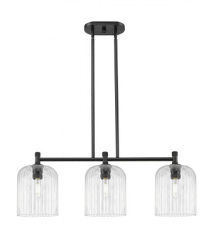 Crown Point - 3 Light - 31 inch - Matte Black - Island Light (3442|434-3I-BK-G559-8CL)