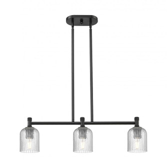 Crown Point - 3 Light - 31 inch - Matte Black - Island Light (3442|434-3I-BK-G559-5SDY)