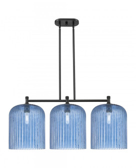 Crown Point - 3 Light - 31 inch - Matte Black - Island Light (3442|434-3I-BK-G559-12BL)