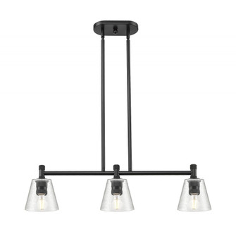 Caton - 3 Light - 33 inch - Matte Black - Island Light (3442|434-3I-BK-G454)