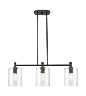 Paladin - 3 Light - 34 inch - Matte Black - Island Light (3442|434-3I-BK-G4424-7)