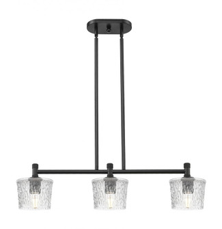 Niagara - 3 Light - 34 inch - Matte Black - Island Light (3442|434-3I-BK-G402)