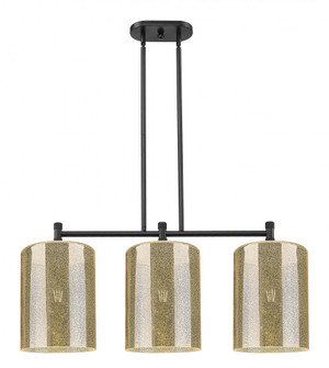 Cobbleskill - 3 Light - 36 inch - Matte Black - Island Light (3442|434-3I-BK-G116-L)