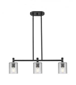 Cobbleskill - 3 Light - 32 inch - Matte Black - Island Light (3442|434-3I-BK-G112)