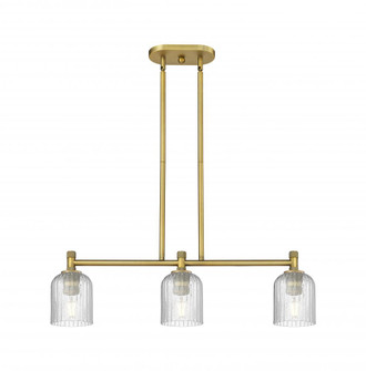 Crown Point - 3 Light - 31 inch - Brushed Brass - Island Light (3442|434-3I-BB-G559-5SDY)