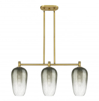 Brookhaven Flute - 3 Light - 34 inch - Brushed Brass - Island Light (3442|434-3I-BB-G484-7SL)