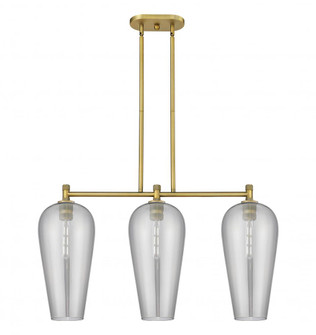 Chelsea - 3 Light - 35 inch - Brushed Brass - Island Light (3442|434-3I-BB-G456-8SM)