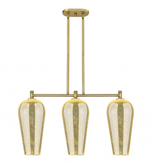 Chelsea - 3 Light - 35 inch - Brushed Brass - Island Light (3442|434-3I-BB-G456-8ME)