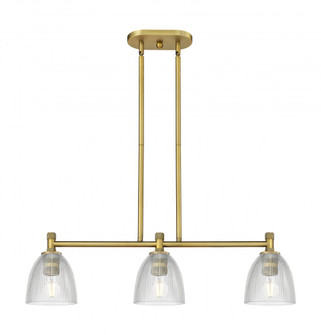 Castile - 3 Light - 33 inch - Brushed Brass - Island Light (3442|434-3I-BB-G382)