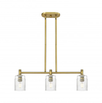 Hadley - 3 Light - 32 inch - Brushed Brass - Island Light (3442|434-3I-BB-G342)