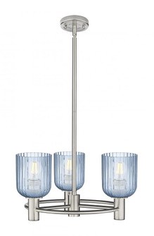 Crown Point - 3 Light - 18 inch - Satin Nickel - Pendant (3442|434-3CR-SN-G559-5BL)
