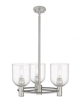 Bella - 3 Light - 20 inch - Satin Nickel - Pendant (3442|434-3CR-SN-G558-6CL)