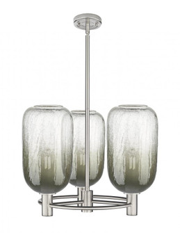 Brookhaven Cloche - 3 Light - 21 inch - Satin Nickel - Pendant (3442|434-3CR-SN-G482-7SL)