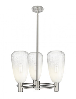 Brookhaven Almond - 3 Light - 20 inch - Satin Nickel - Pendant (3442|434-3CR-SN-G480-6OP)