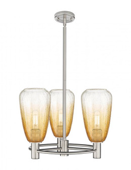 Brookhaven Almond - 3 Light - 20 inch - Satin Nickel - Pendant (3442|434-3CR-SN-G480-6AM)