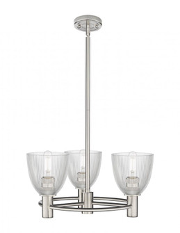 Castile - 3 Light - 20 inch - Satin Nickel - Pendant (3442|434-3CR-SN-G382)