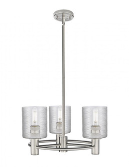 Cobbleskill - 3 Light - 19 inch - Satin Nickel - Pendant (3442|434-3CR-SN-G112)