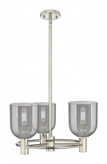 Bella - 3 Light - 20 inch - Polished Nickel - Pendant (3442|434-3CR-PN-G558-6SM)