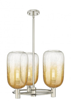 Brookhaven Cloche - 3 Light - 21 inch - Polished Nickel - Pendant (3442|434-3CR-PN-G482-7AM)